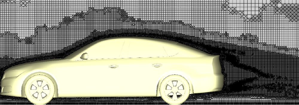 Cadence Fidelity CFD尊重几何并减少运行时间的保真 CFD 网格自适应的图3